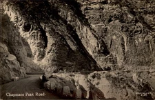 RPPC Chapmans Peak Road Cape Town South Africa vintage postcard q644