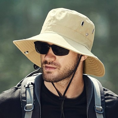 *Herren Sonnenhut Anglerhut Fischerhut Outdoor Trekking Camping Reisen UV Schutz