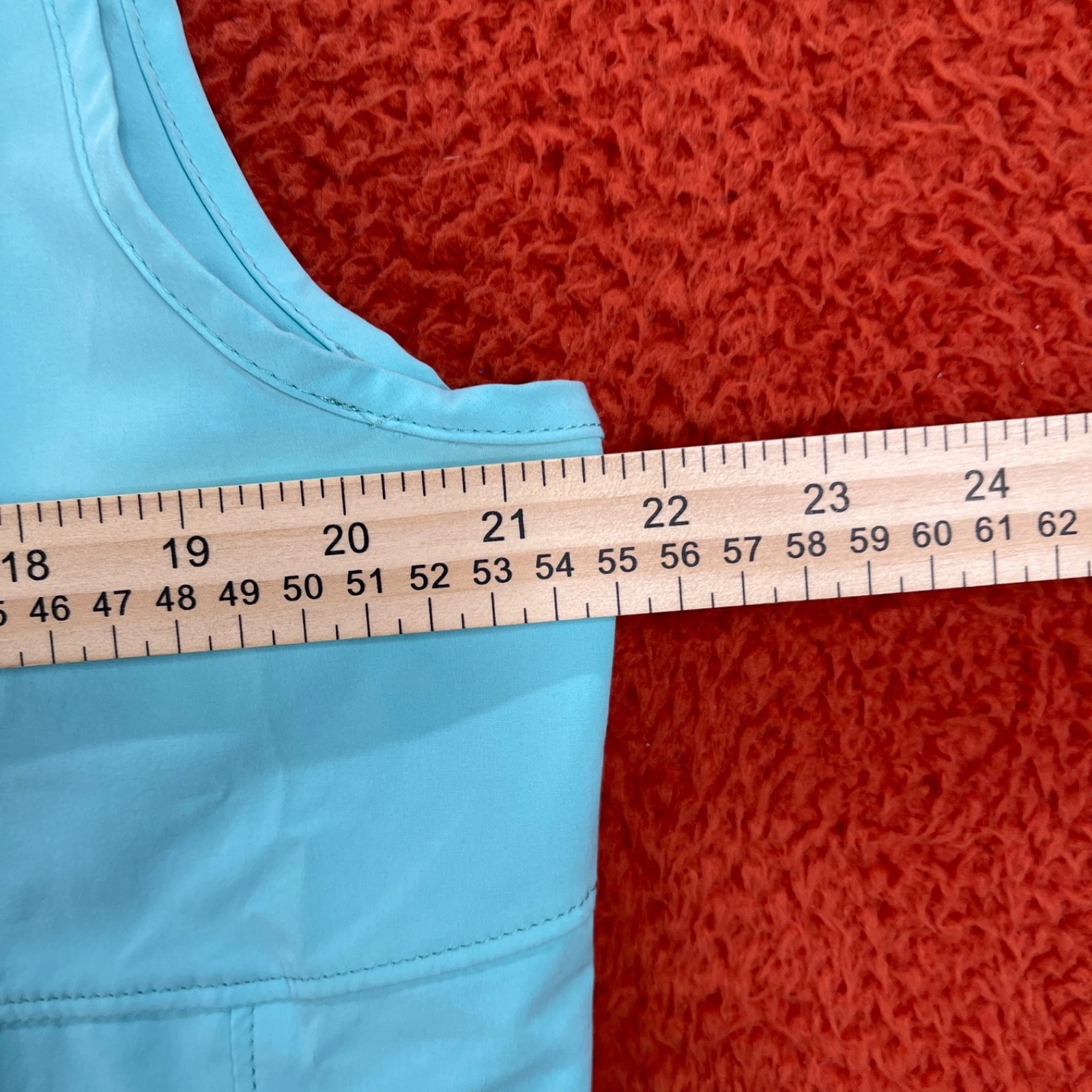 PETER MILLAR Mens MEDIUM Flex Adapt Full Zip Pullover Vest Jacket Turquoise Blue - product detail image 8