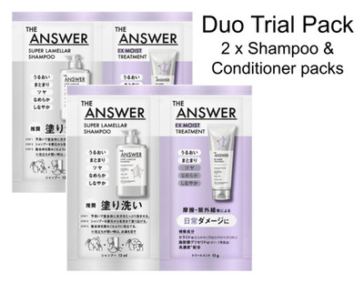 Probierset - THE RESPONSE by Kao - Super Lamellar Shampoo 12ml + EX Moist 12g zwei P