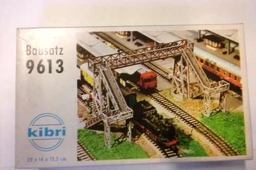 KIBRI 9613  - kit  PONTE PER PASSAGGIO PEDONALE - FS HO 1/87 | Zustand: Usato