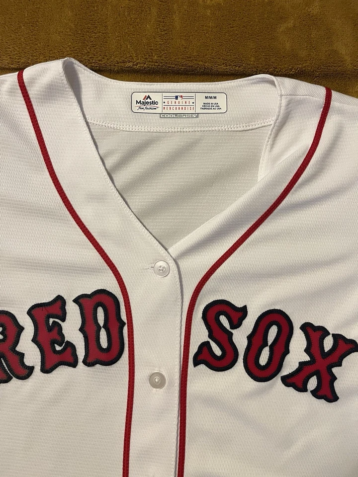 Majestic Boston Red Sox Jersey Essential Blank Back Youth M - Image 4 of 4