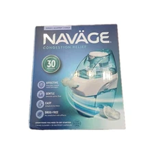 NEW Navage Nasal Care Saline Irrigation System  With 30 SaltPod Capsules-SEALED