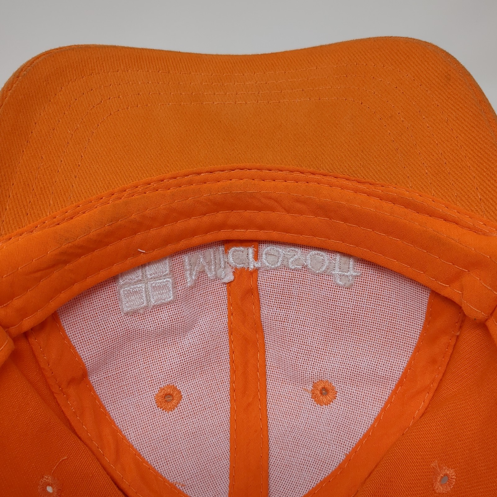 Microsoft Coder Strapback Baseball Cap Orange One… - image 8