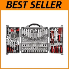 Pro-Grade 205 Pc Socket Set in Plastic Case - Chrome Finish
