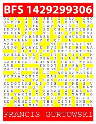 Bfs 1429299306: A BFS Puzzle by Francis Gurtowski (English) Paperback Book