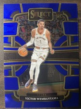 Victor Wembanyama 2023-24 Select Blue Concourse  #87 RC Rookie Spurs