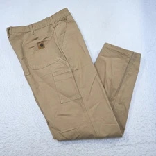 VTG Carhartt B11 SDL Dungaree Fit Carpenter Work Pants Canvas Mens Size 36 x 32