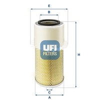 Luftfilter UFI 27.878.00 Filtereinsatz
