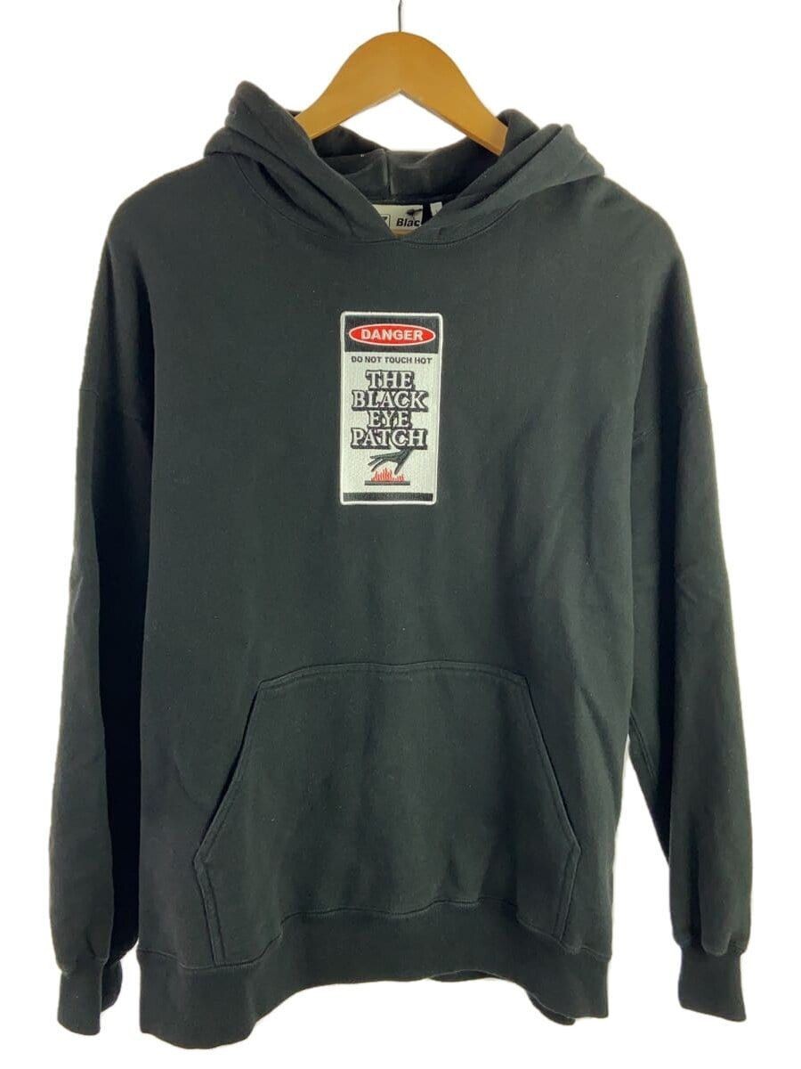 Blackeyepatch Hoodie L Cotton Black DANGER HOT LABEL neck