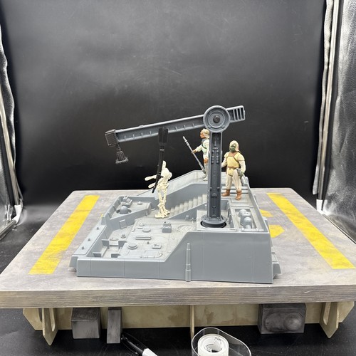 Vintage STAR WARS Jabba Dungeon Playset Base & Crane 1983 Sears Exclusive GRAY - Picture 3 of 8