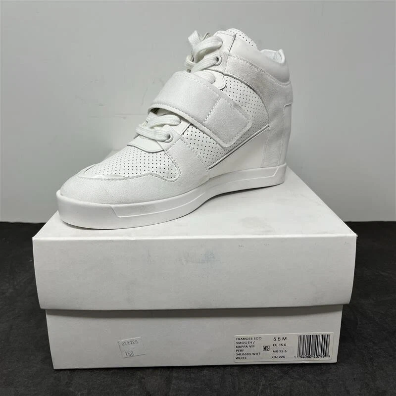 Calvin Klein Mujer Frances Eco Suave Moda Tenis Blanco 5.5W (Mediano) Foto 3 de 4