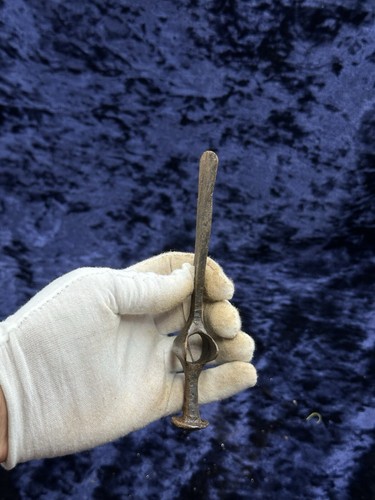 Ancient Battle Iron Ax with Ornament Kievan Rus Viking Era Weapon - Rare - Picture 8 of 14