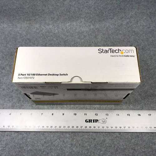 StarTech 5-Port 10/100Mbps Ethernet Desktop RJ45 Switch Fast DS51072 Boxed NEW - Picture 6 of 14