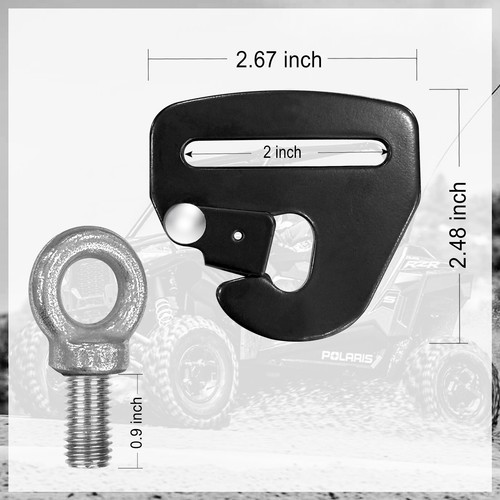 4pcs of Quick Release Harness Mount (2 harnesses) for RZR-CanAm, YXZ - Picture 2 of 7