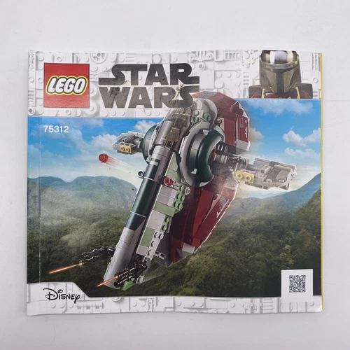 LEGO Star Wars Boba Fetts Starship Guide Manual Booklet Only 75312