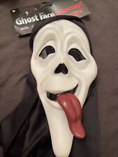 SCARY MOVIE WASSUP! GHOST FACE STONED TONGUE COSTUME MASK 2023 TAG FW8511WU