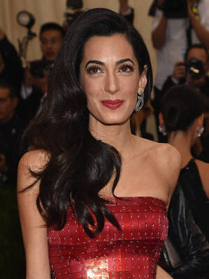 Amal Alamuddin at the China Through The Looking Glass Costume Inst - Old Photo