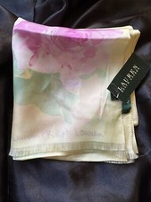 a floral silk scarf for any occasion, soft and elegant for any and all sizes