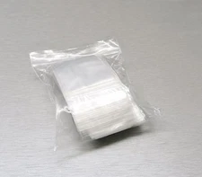 100 1-1/2" x 2" Zip Seal Bags Small Clear 2mil Relosable Baggies 1.5x2 Mini Bags