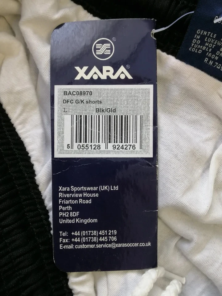 Dundee 2000's Goalkeeper GK new football shorts Xara size L Foto 4 de 4