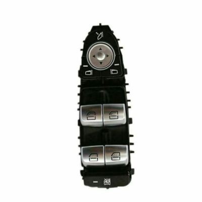 Fenster Hauptschalter Schwarz (Weißes Licht) 3 Pin für Mercedes S400 2016-2019