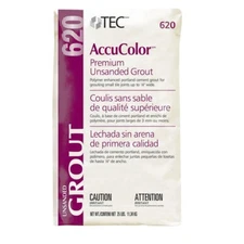 Tec AccuColor Premium Unsanded Grout 9.75 lb Tec Non Sanded Grout, Many Colors!