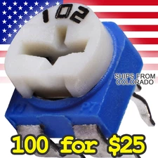 Trimmer Potentiometer 1K Ohm ( 1KΩ Trim Pot ) for Arduino, TTL and DIY Project