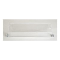 305203 Baseboard Register Air Deflector, Clear 305203 Baseboard Register Air Deflector, Clear