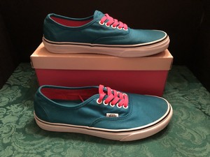 turquoise vans shoes