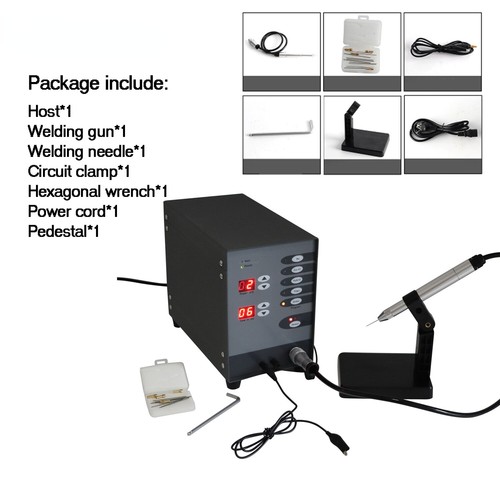 Soldadora automática de argón de pulso ARC puntual 100 W para joyería 220 V/110 V - Imagen 9 de 15