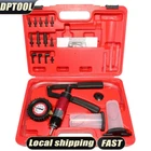 21Pcs Hand Held Vacuum and Pressure Pump Tester Tool Brake Bleeder Kit + Case