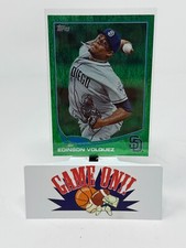 2013 Topps Baseball Edison Volquez Emerald Sparkle Card #137