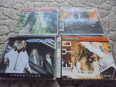 4x Single CD Bomfunk MCs MC´s Freestyler Live your Life Something B Boys & Fly