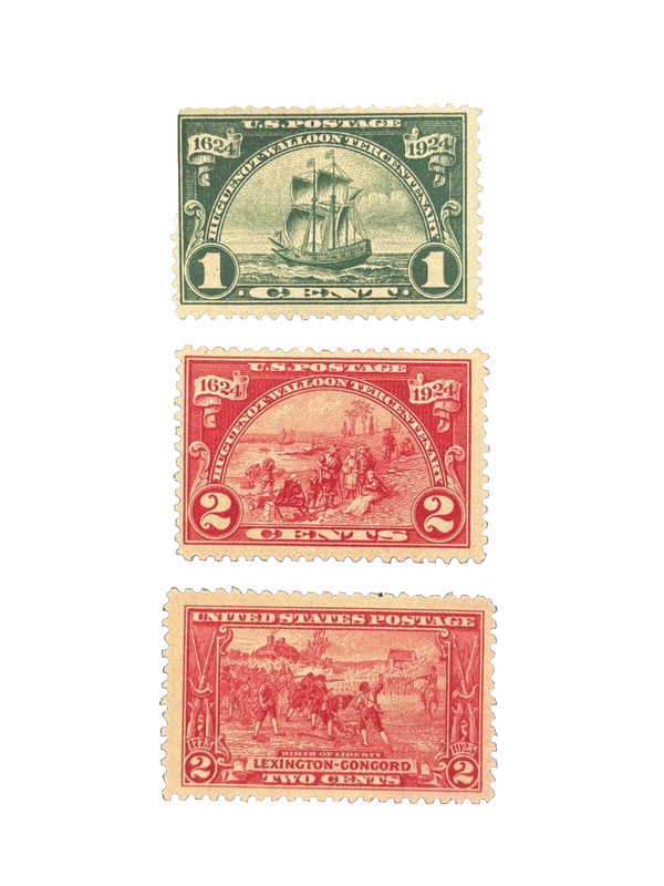 3 US STAMPS SCOTT #548 #549 #618 MNH 1C-2C OG 1920-1925 SEE IMAGES!!!!!!