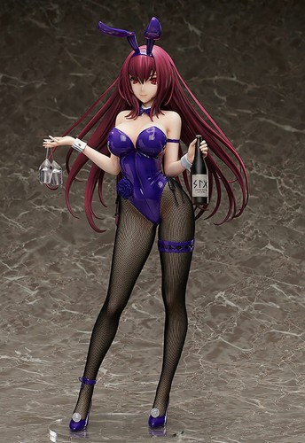 FIGURA OFICIAL ESTILO B FATE/GRAND ORDER SCATHACH SASHI UGATSU CONEJO 1/4 SELLADA - Imagen 10 de 12