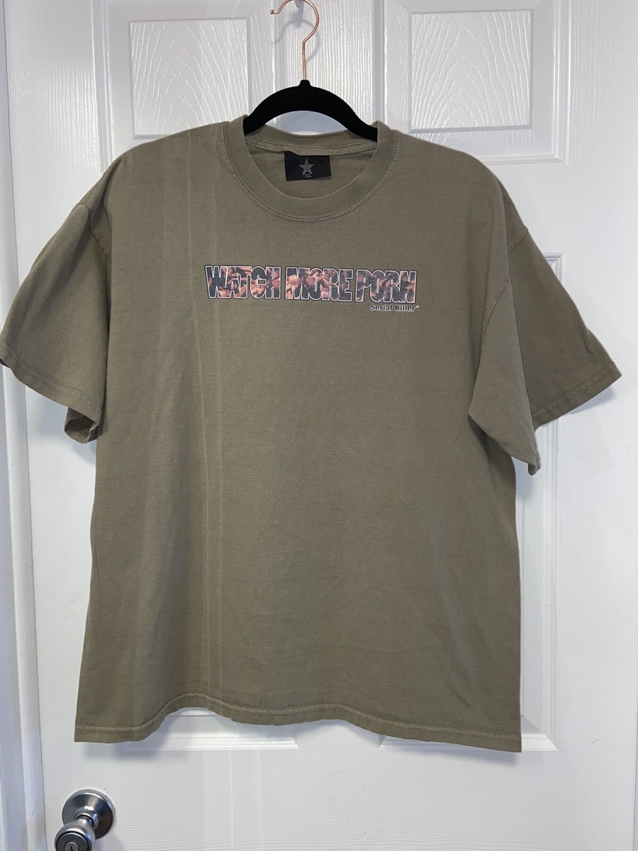 90s Serial Killer tシャツ born for porn 90's Serial Killer Design Tee “WATCH MORE PORN” 【下北沢店
