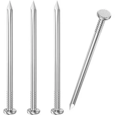 300pcs Stainless Steel Hardware Nails 11/2 Inch Flat Head Nails For Hanging Pict