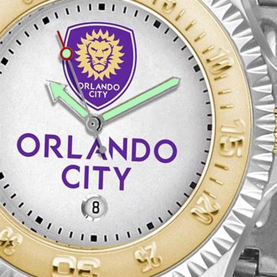 Reloj Hombre San Jose Sharks Dos Tonos Dorado Plata Foto 2 de 4