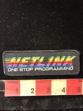 Black Version Rainbow Letter NETLINK ONE STOP PROGRAMMINGAdvertising Patch 00RC