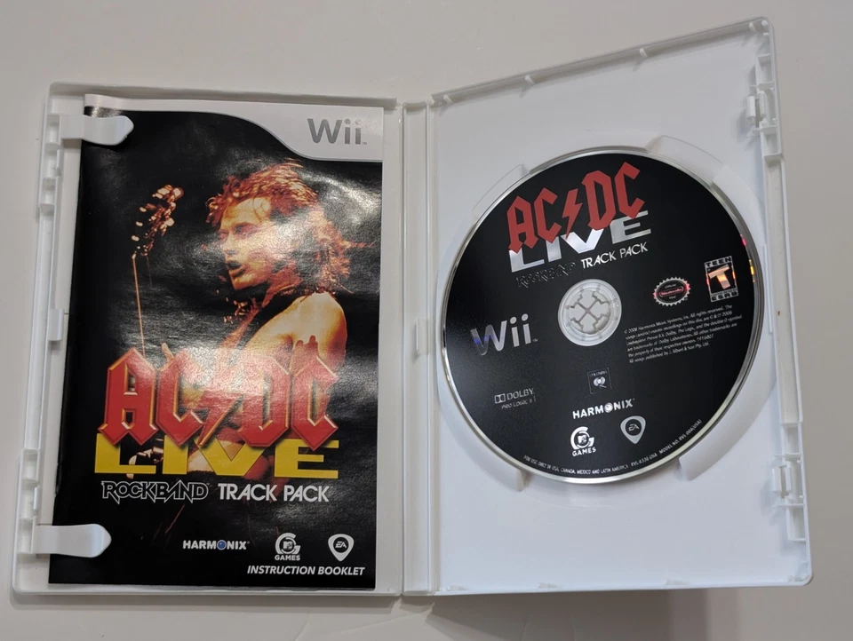 AC/DC Live: Rock Band Track Pack (Nintendo Wii ) Complete CIB - Image 3 of 4