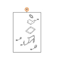 STIHL SERIE GUARNIZIONI ALBERO MOTORE PER MOTOSEGA MS 640 064 066 ORIGINALE