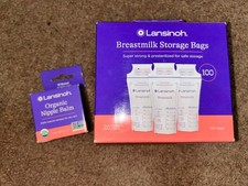 Lansinoh. Breastmilk Storage Bags And Nipple Balm