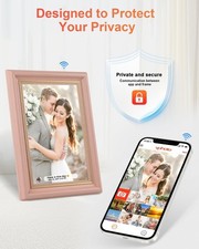 Frameo Digital Frame 10.1 Inch WiFi Digital Photo Frame with 32GB Storage, 1280