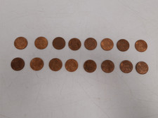 Set of 24 1966 & 1967 Predecimal Old One Penny Coins Collection Set