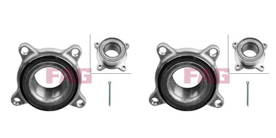FAG 2x Radnabe Radlagersatz vorne für Mitsubishi L 200/Triton Fiat Fullback