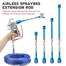 Airless Paint Sprayer Spray Gun Tip Extension Pole Rod 3 Pack Painting Wand 