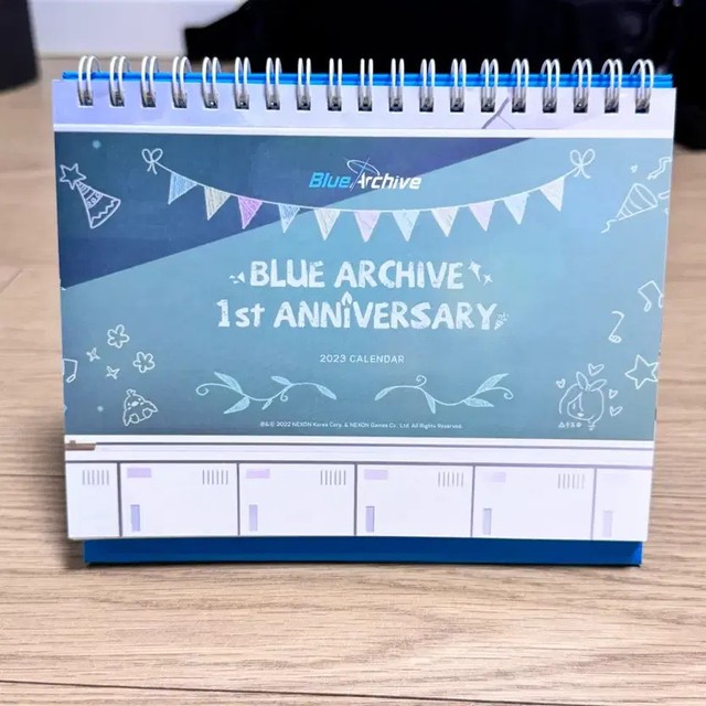 Blue Archive 1st Anniversary 2023 Calendar - Pre-Owned