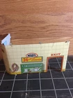 1960's Marx Day & Nite Night Station Service Center Playset Lubritorium Wall