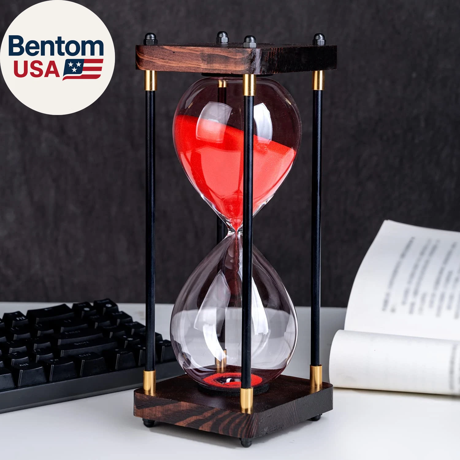 Large Sand Timer, Hourglass Timer 60 Minutes,Vintage Wooden Hour Glass Timer,Mod
Opens in a new wind
